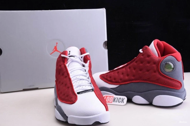 Bmlin Shoes Flint Red Jordan 414571-600 Gym Air Retro 13 Grey 0804